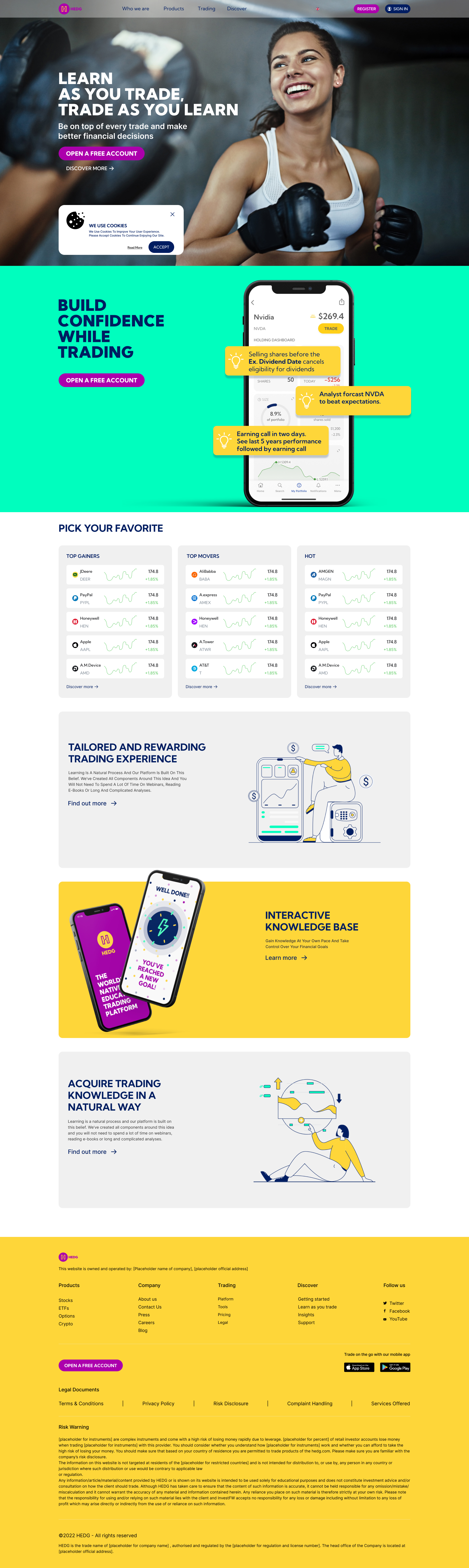 HEDG Fintech Platform